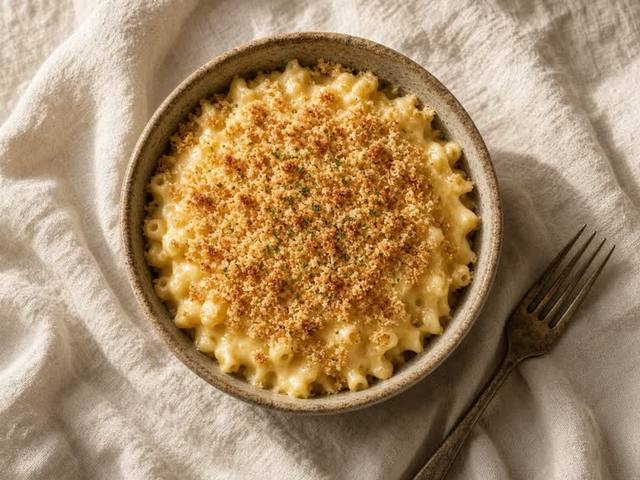 Homemade mac & cheese
