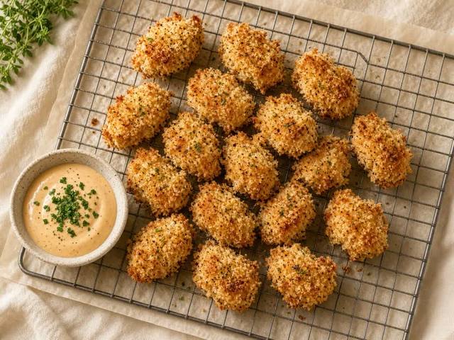 Homemade chicken nuggets